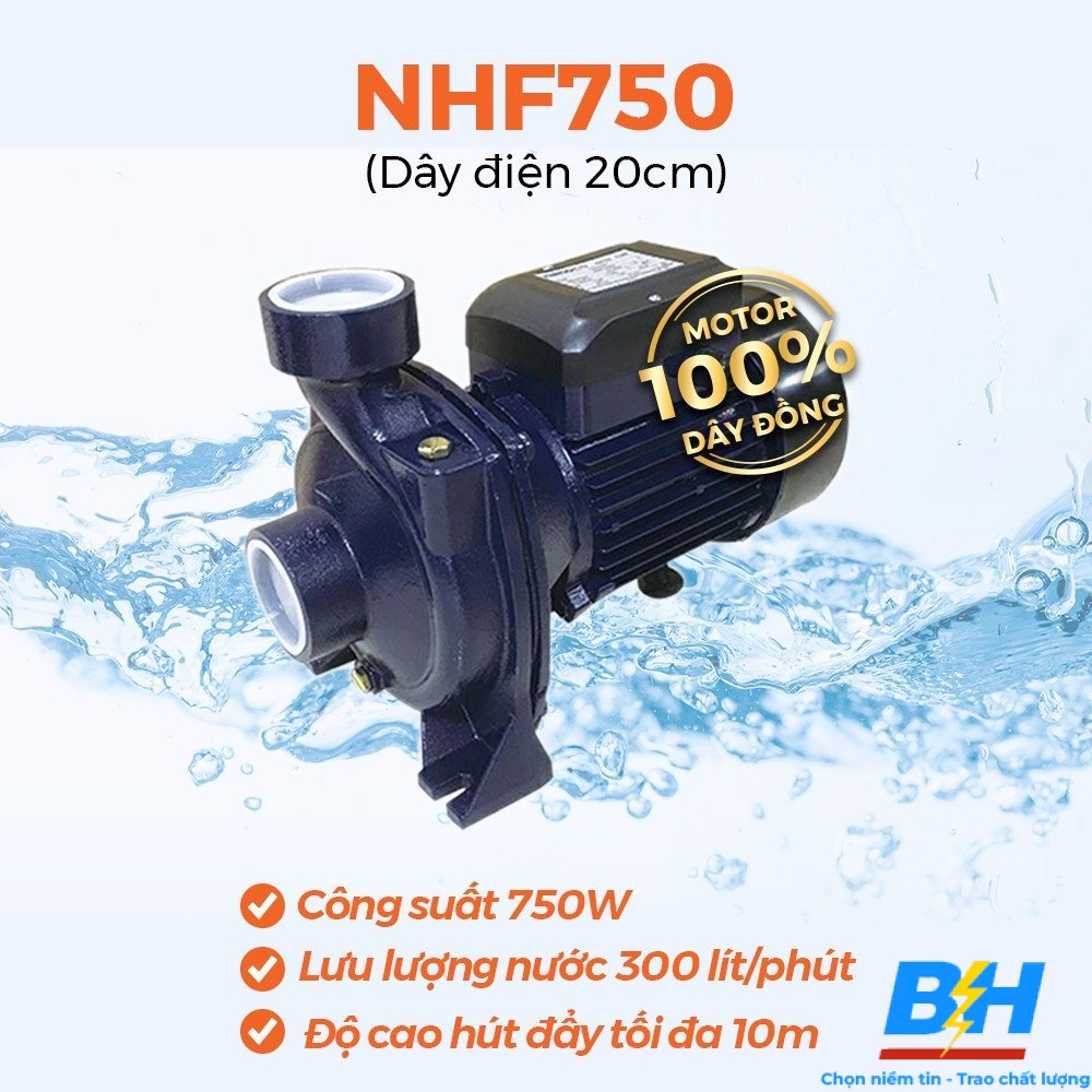 Máy bơm lưu lượng 750W Nanoco NHF750