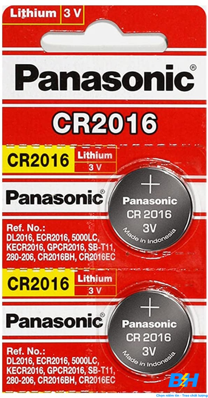 Pin Nút Áo Lithimium 3V CR2016/5BN Panasonic