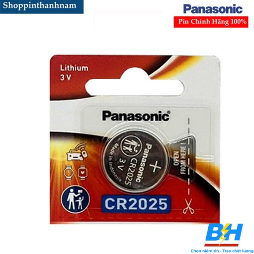 Pin Nút Áo Lithimium 3V CR2025/5BN Panasonic