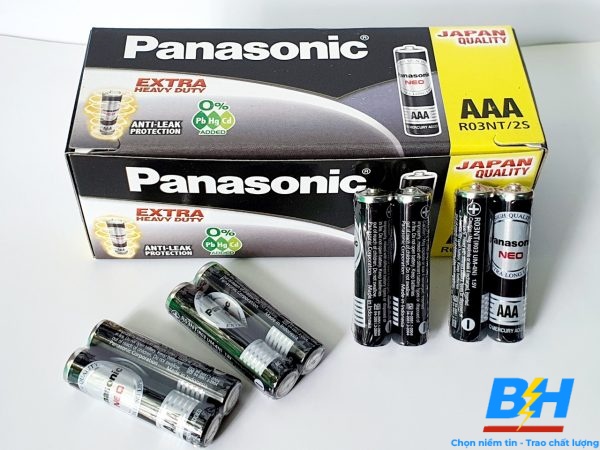 Pin Đũa Đen AAA Panasonic Neo 1.5V R03NT/2S